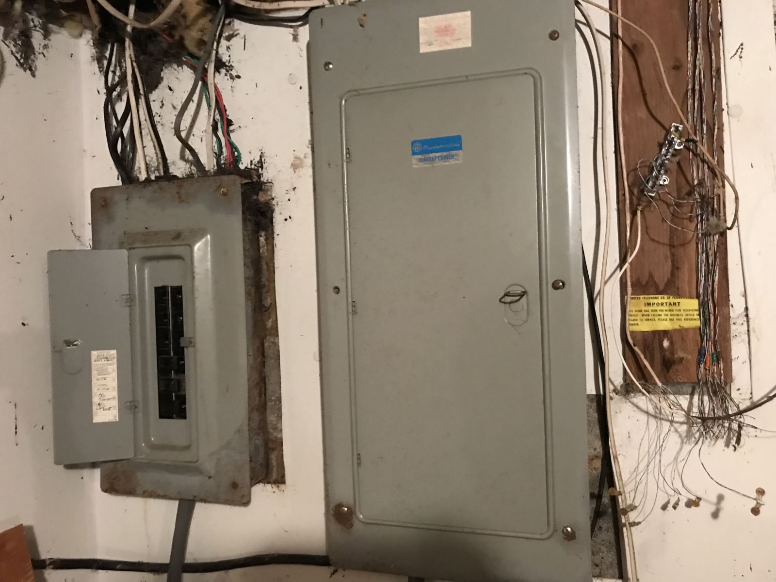 Water Damage to Electrical Panel